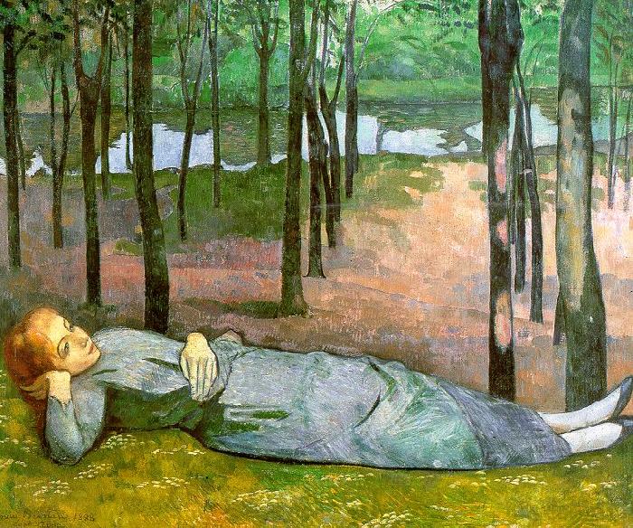 Emile Bernard Madeleine in the Bois d'Amour France oil painting art